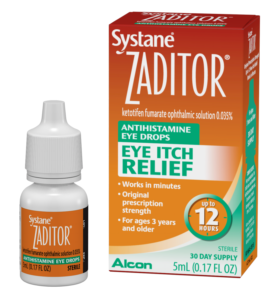 SYSTANE® ZADITOR® Antihistamine Eye Drops
