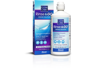 CLEAR CARE ® Rinse & Go  Solution